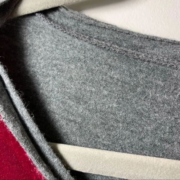 Sundance Velvet Ruched Sleeve T-shirt Top Small Luxe Raglan Sleeve Fall Vibes S - Picture 4 of 8